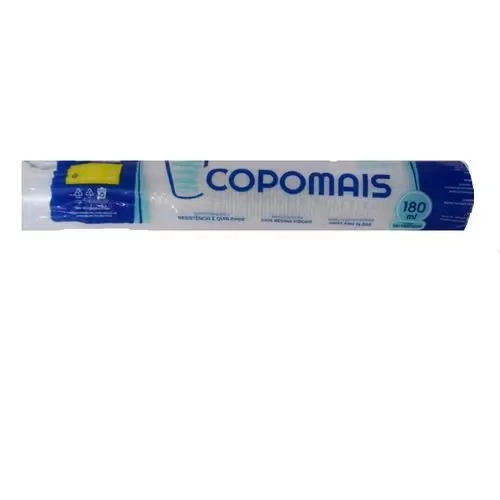 Pct Copo 180ml brc com 100 un Copomais