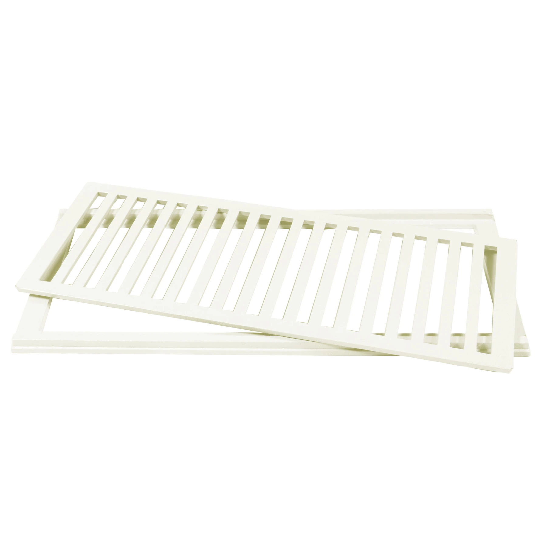 Conjunto Grelha e Porta Grelha Alumínio 20x50cm Bege para Veículos Leves LG Mais