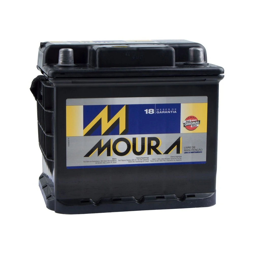 Bateria 50Ah Polo Lado Direito - MOURA M50ED