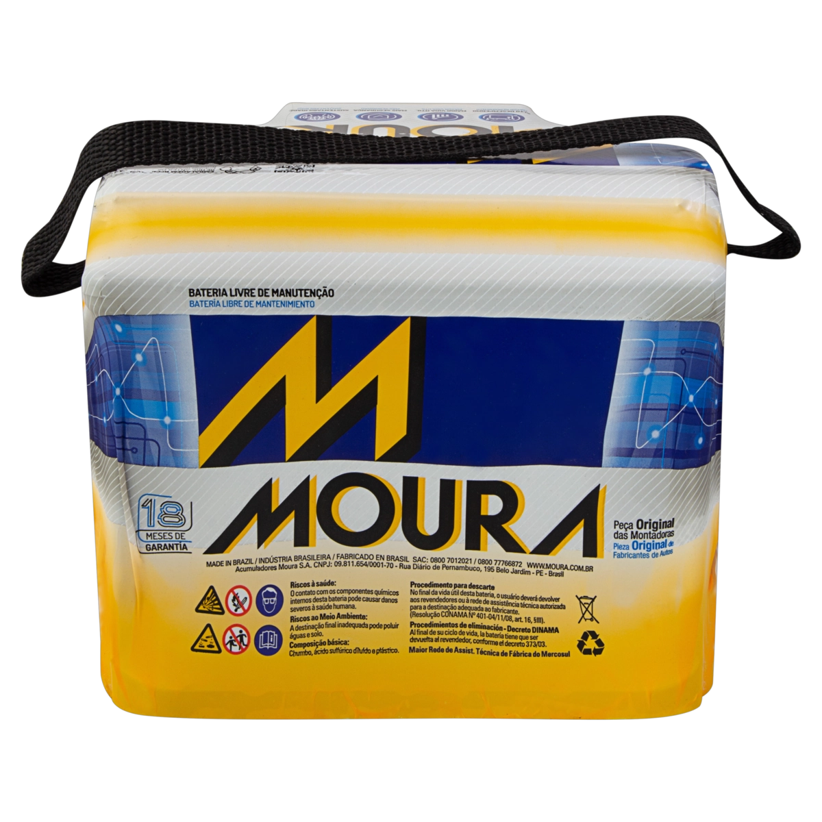 Bateria Automotiva 48ah M48fd Moura Mfa 12v