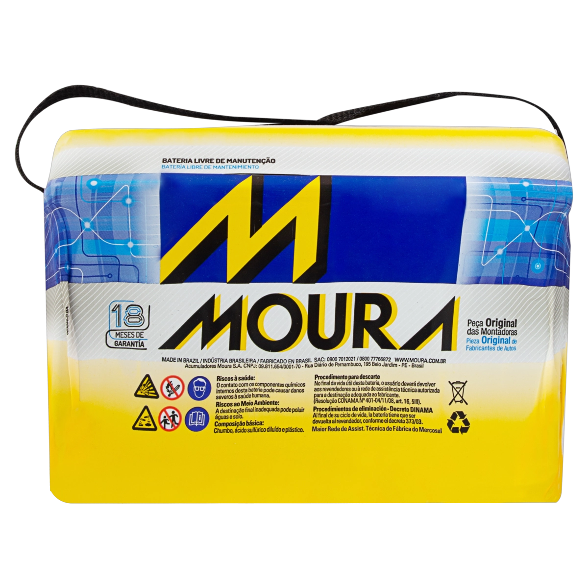 Bateria Automotiva 60ah M60gd Moura Mfa 12v