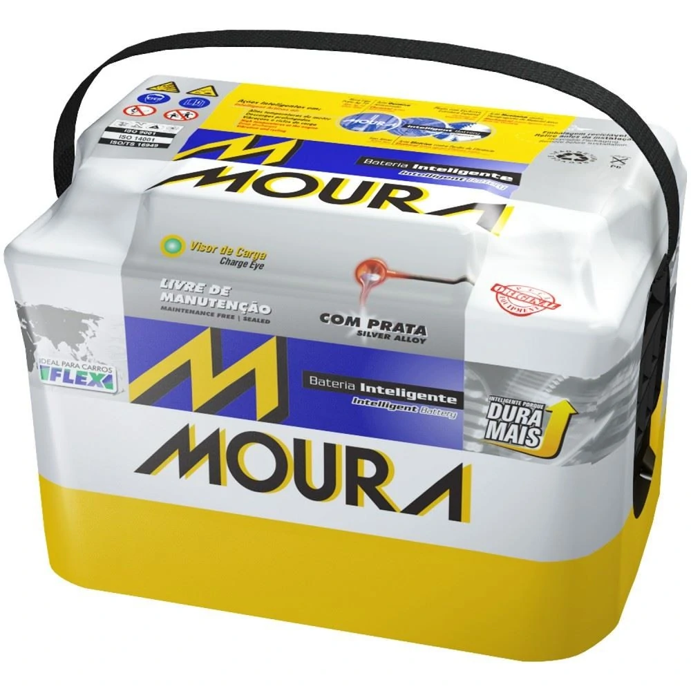 Bateria 40Ah Polo Lado Direito - MOURA M40FD