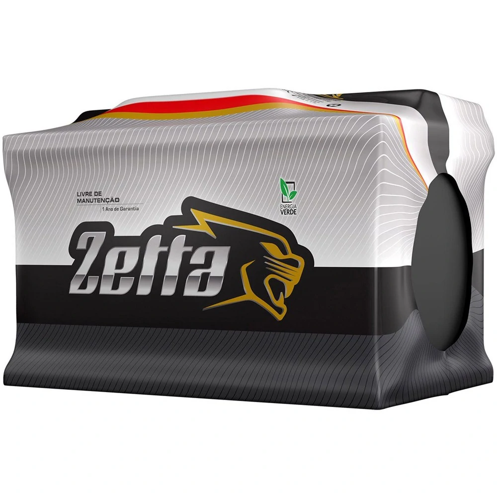 Bateria 60Ah Polo Lado Direito - ZETTA FREE Z2D