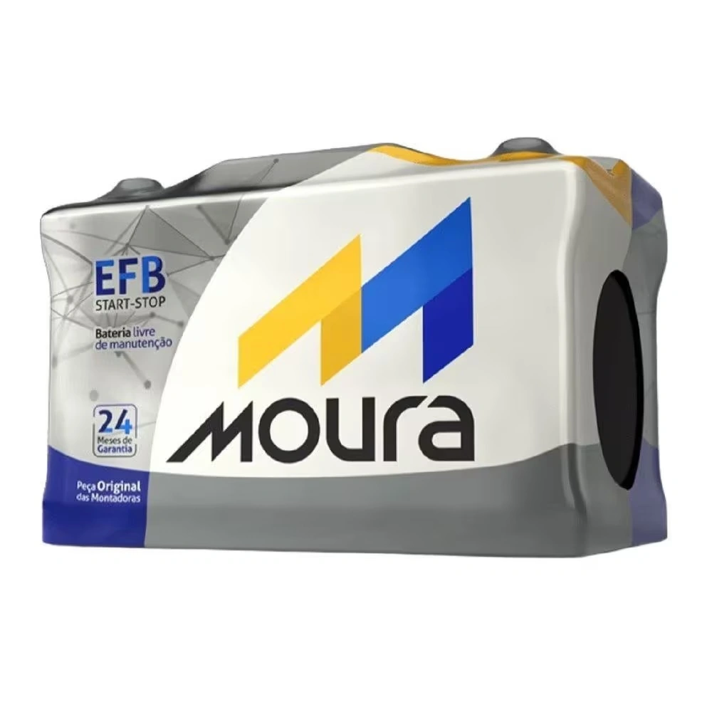 Bateria VOLKSWAGEN NIVUS/T CROSS 50Ah Polo Lado Direito START STOP (EFB) - MOURA MF50ED