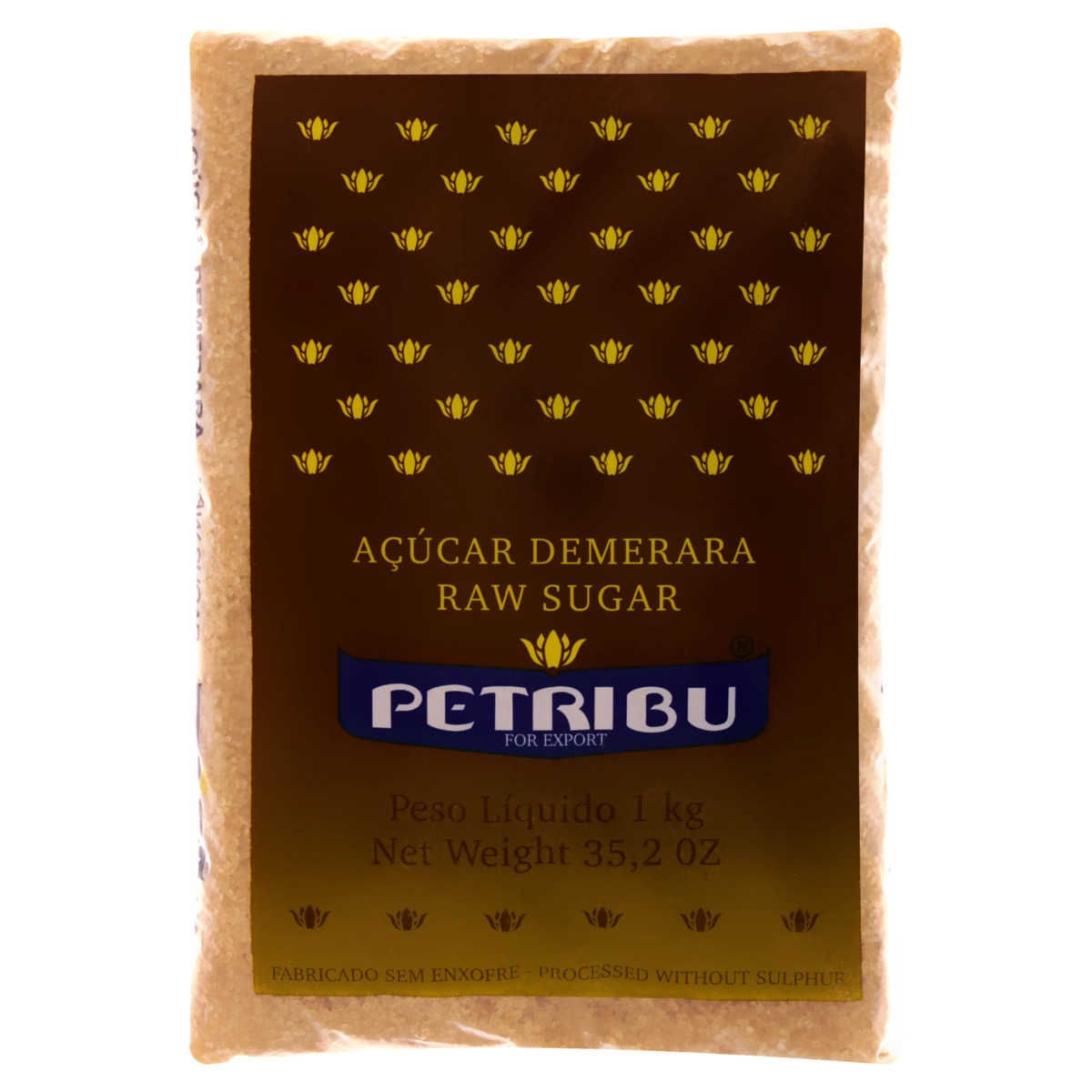Açúcar Demerara Petribu Pacote 1kg