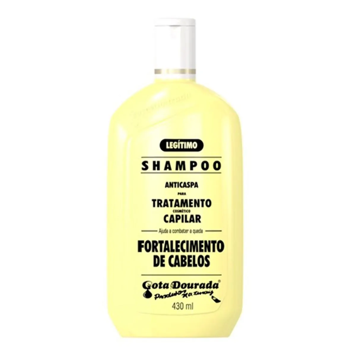Shampoo Anticaspa Gota Dourada Fortalecimento Frasco 430ml