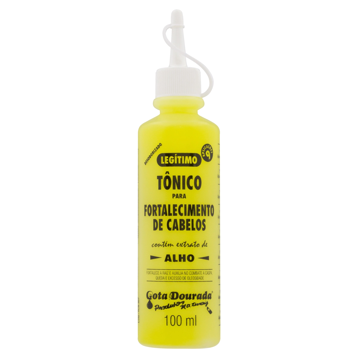 Tonico Capilar Gota Dourada Fortalecimento Alho 100ml