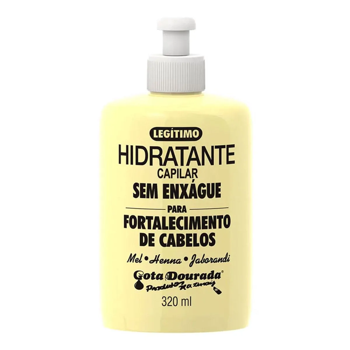 Creme de Pentear Gota Dourada  Fortalecimento Legitimo 320ml