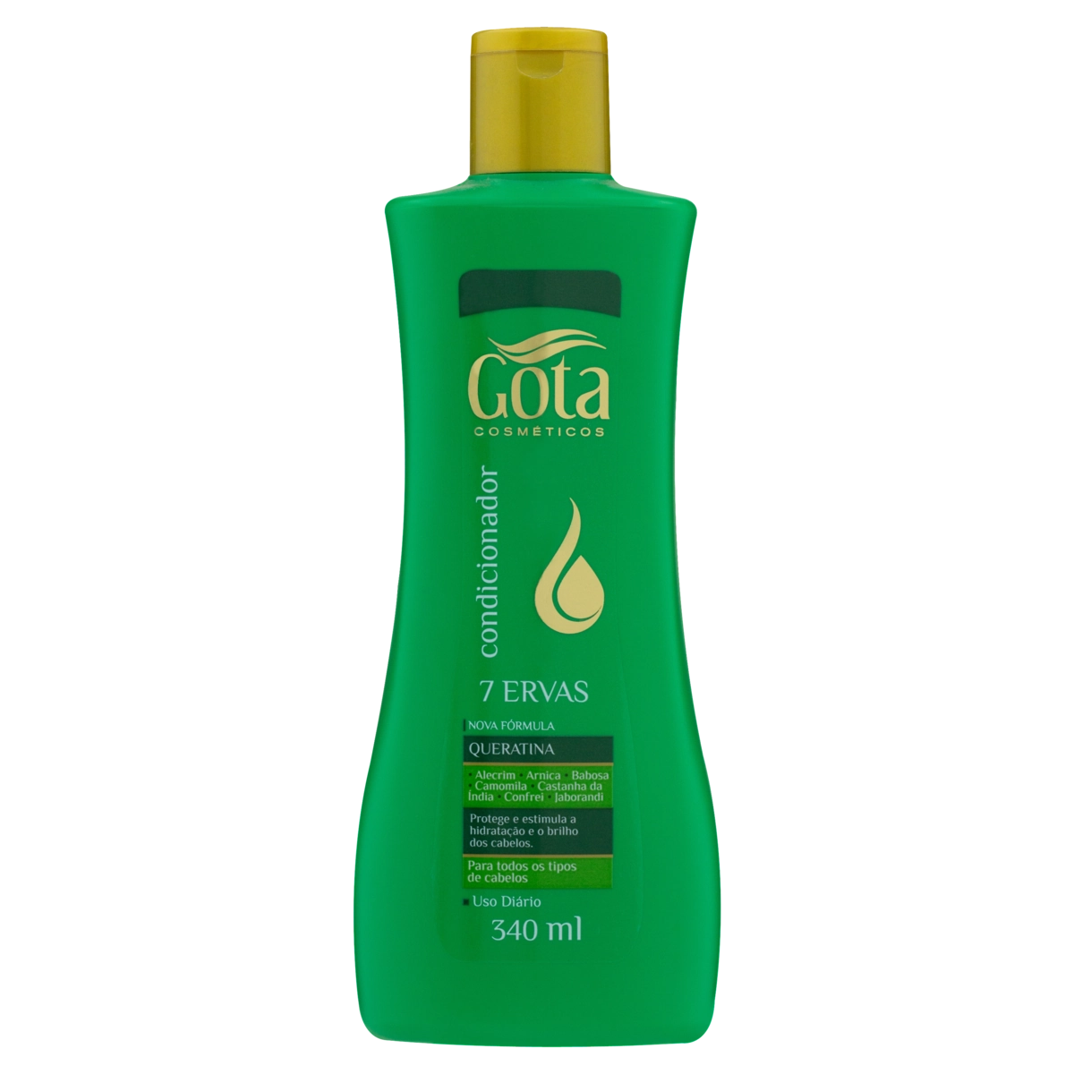 Condicionador Gota Cosméticos 7 Ervas Frasco 340ml