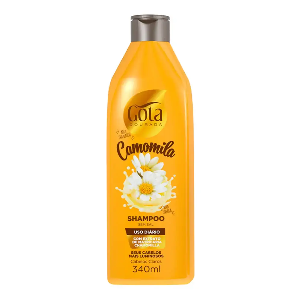 Shampoo Gota Dourada Uso Diário Camomila 340ml