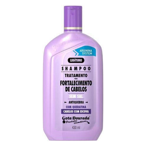 Shampoo Gota Dourada Cabelos Liso Prolongado 430ml