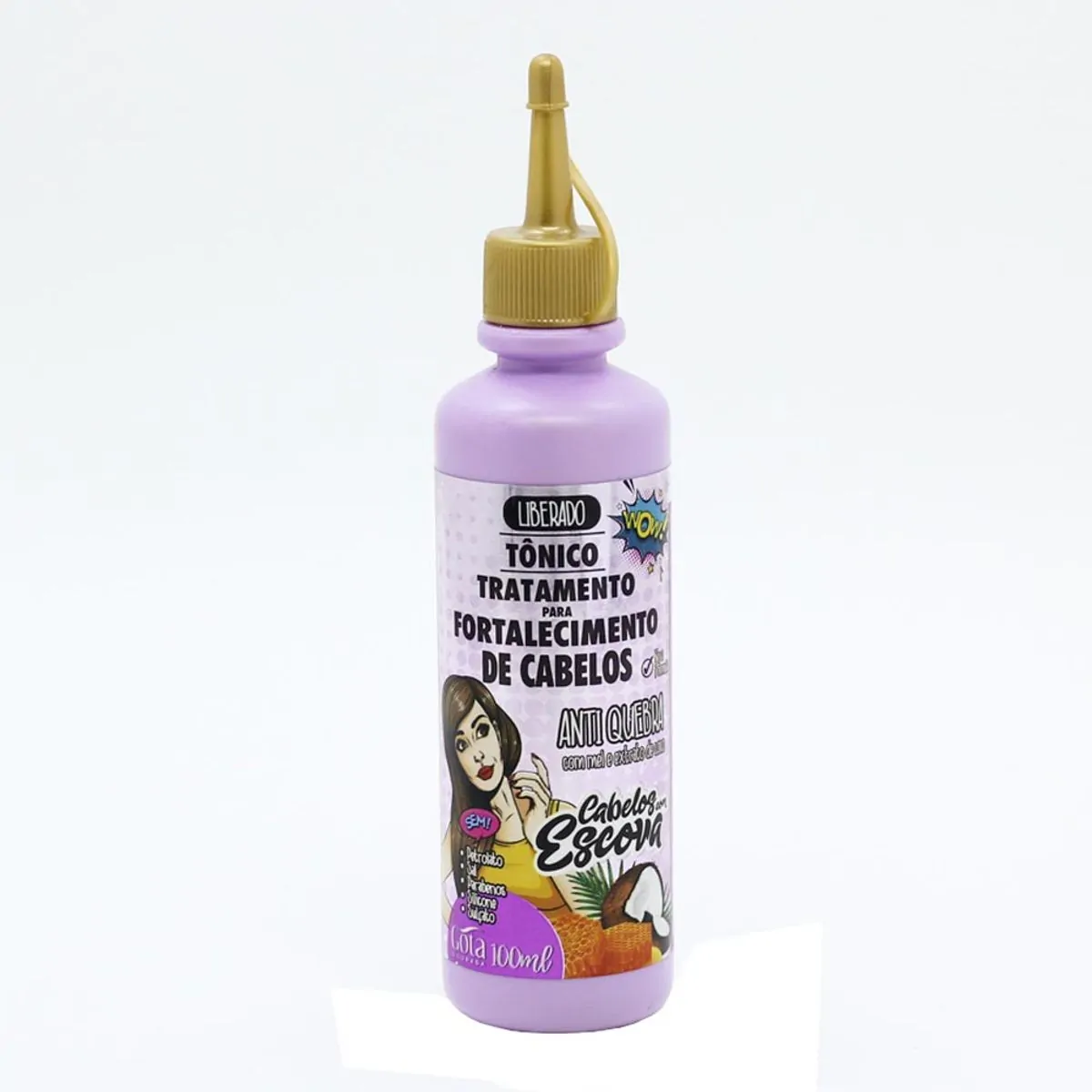 Tônico Capilar Gota Dourada Cabelos com Escova 100ml