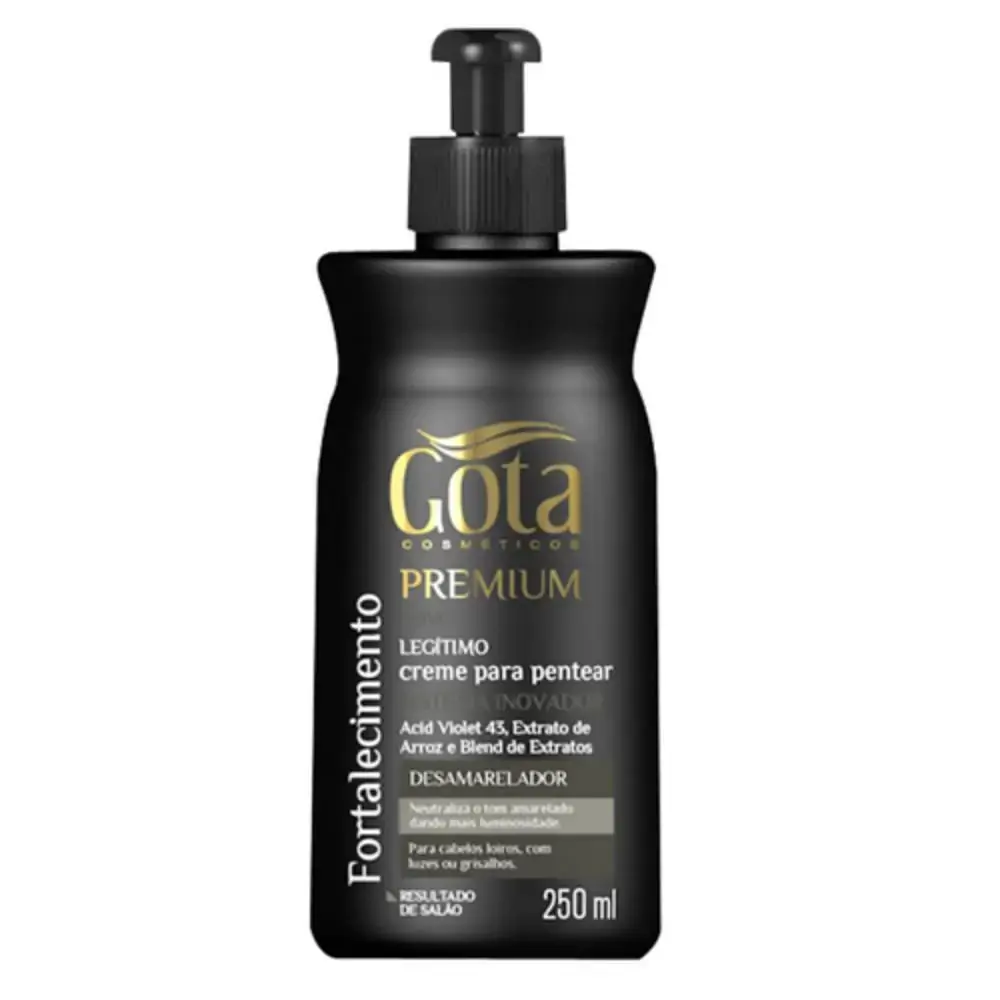 Creme Pent Gota Dourada Premium Quim Tratados