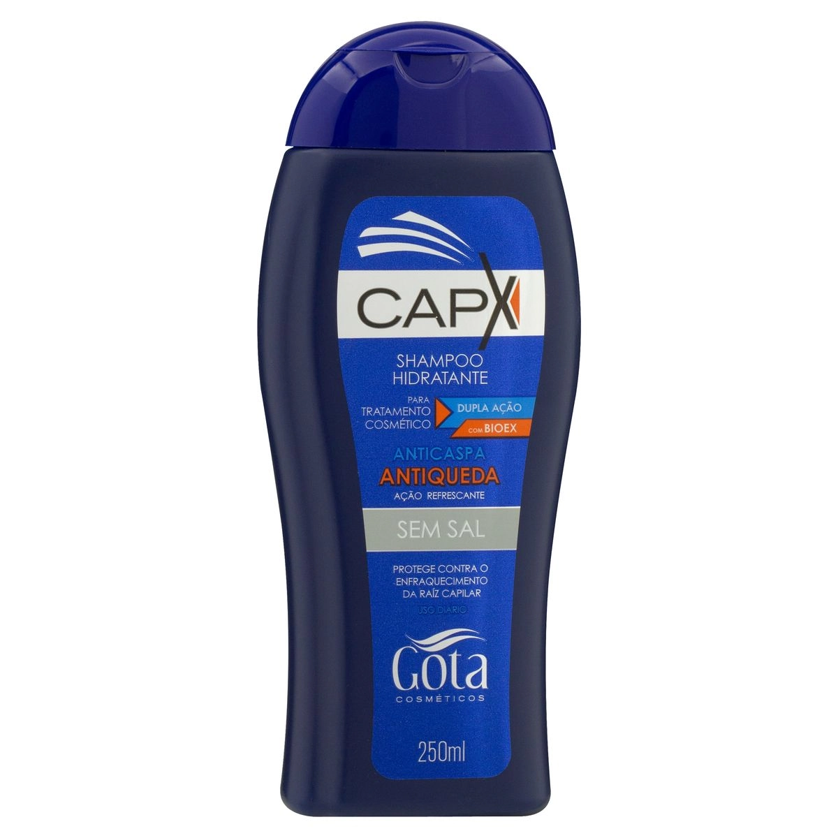 Shampoo Anticaspa Gota Cosméticos Capx Frasco 250ml