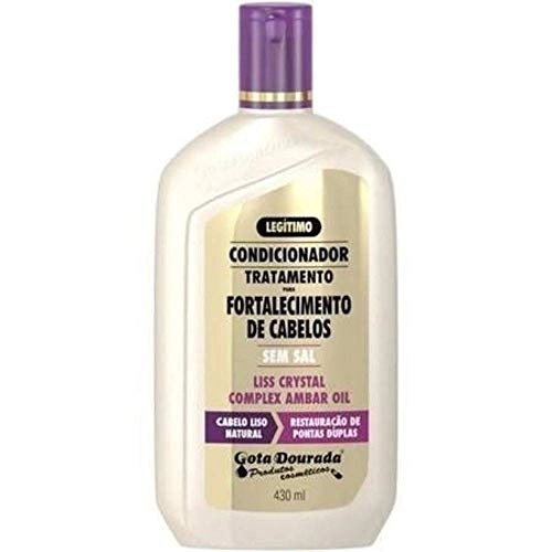 Condicionador Uso Diário Gota Dourada 430ml Liso Natural Unit