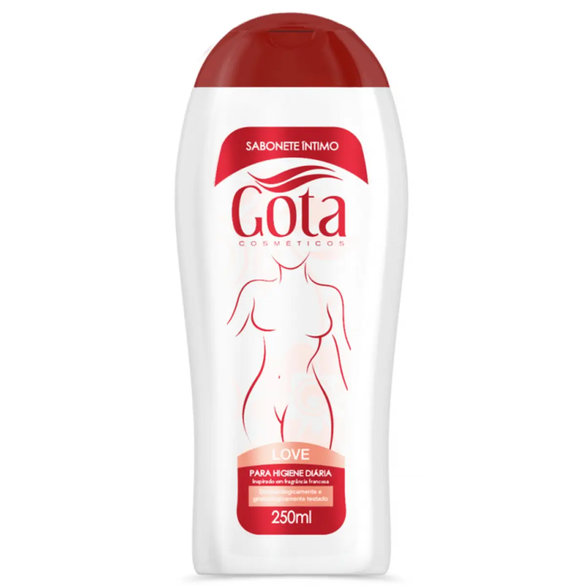 Sabonete Líquido íntimo Gota Dourada 250ml Love Unit