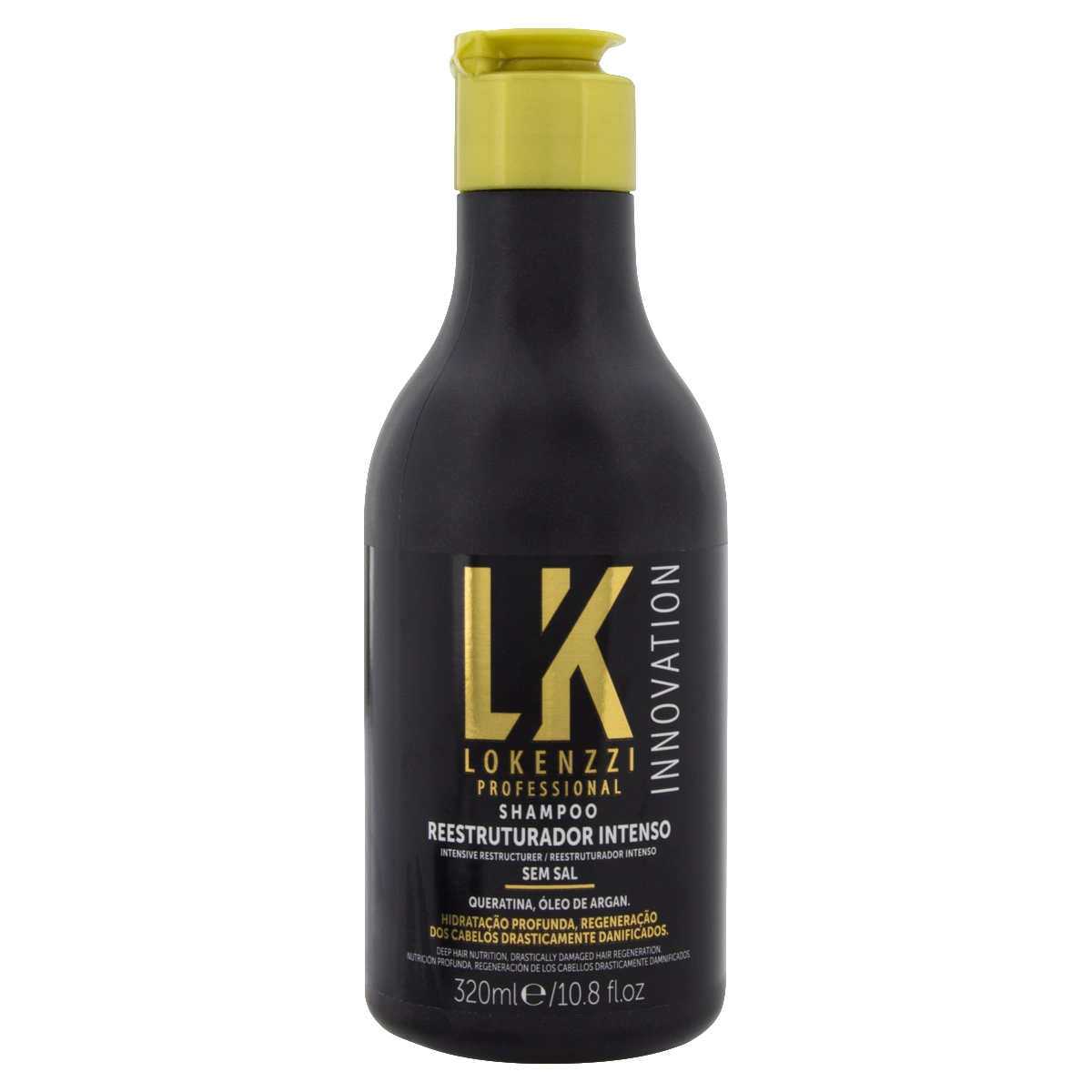 Shampoo Lokenzzi Reestruturador Intenso 320mL
