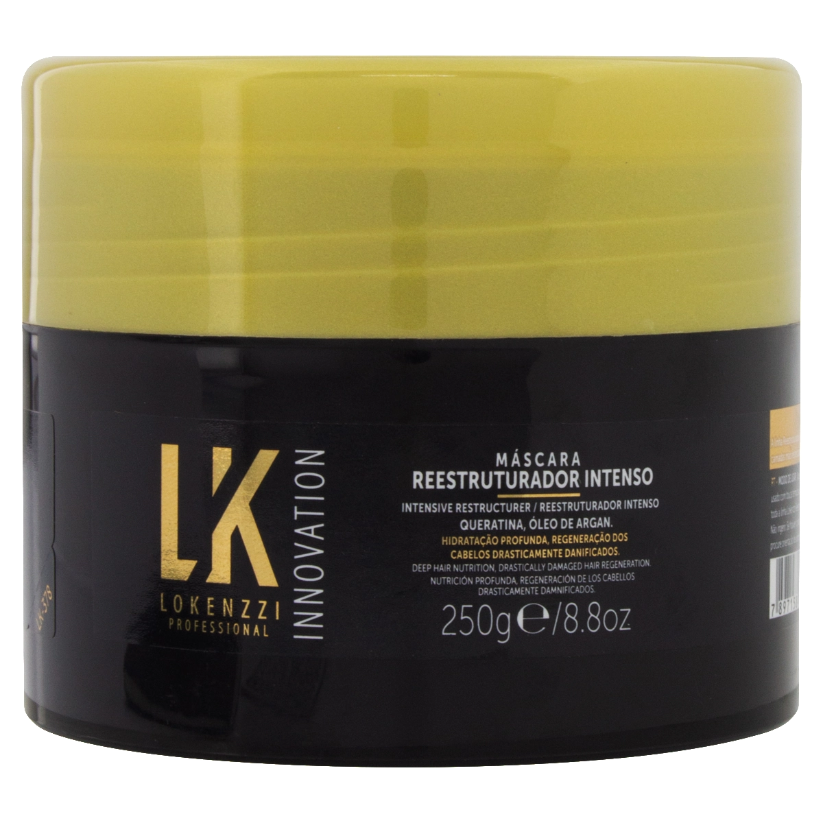Mascara Capilar Lokenzzi Reestruturador Intenso 250g