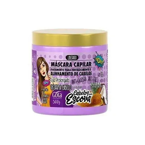 Masc Cap Gota Dourada 500g Escova