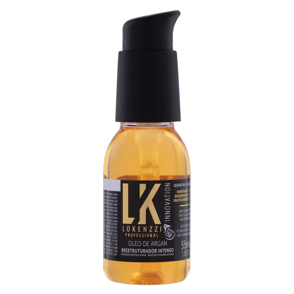 óleo De Argan Lokenzzi Innovation Reestruturador Intenso Frasco 55ml
