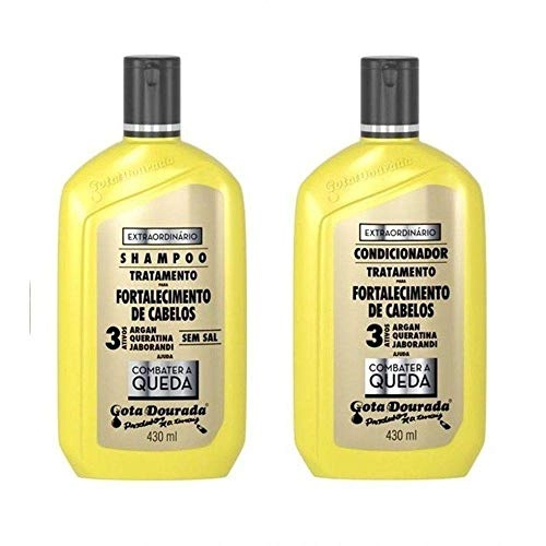 Kit Gota Dourada Extraordinário Combate Queda Sh+Cond 300ml