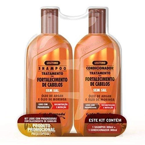 Kit Shampoo Condicionador Lisos Com Progressiva Go