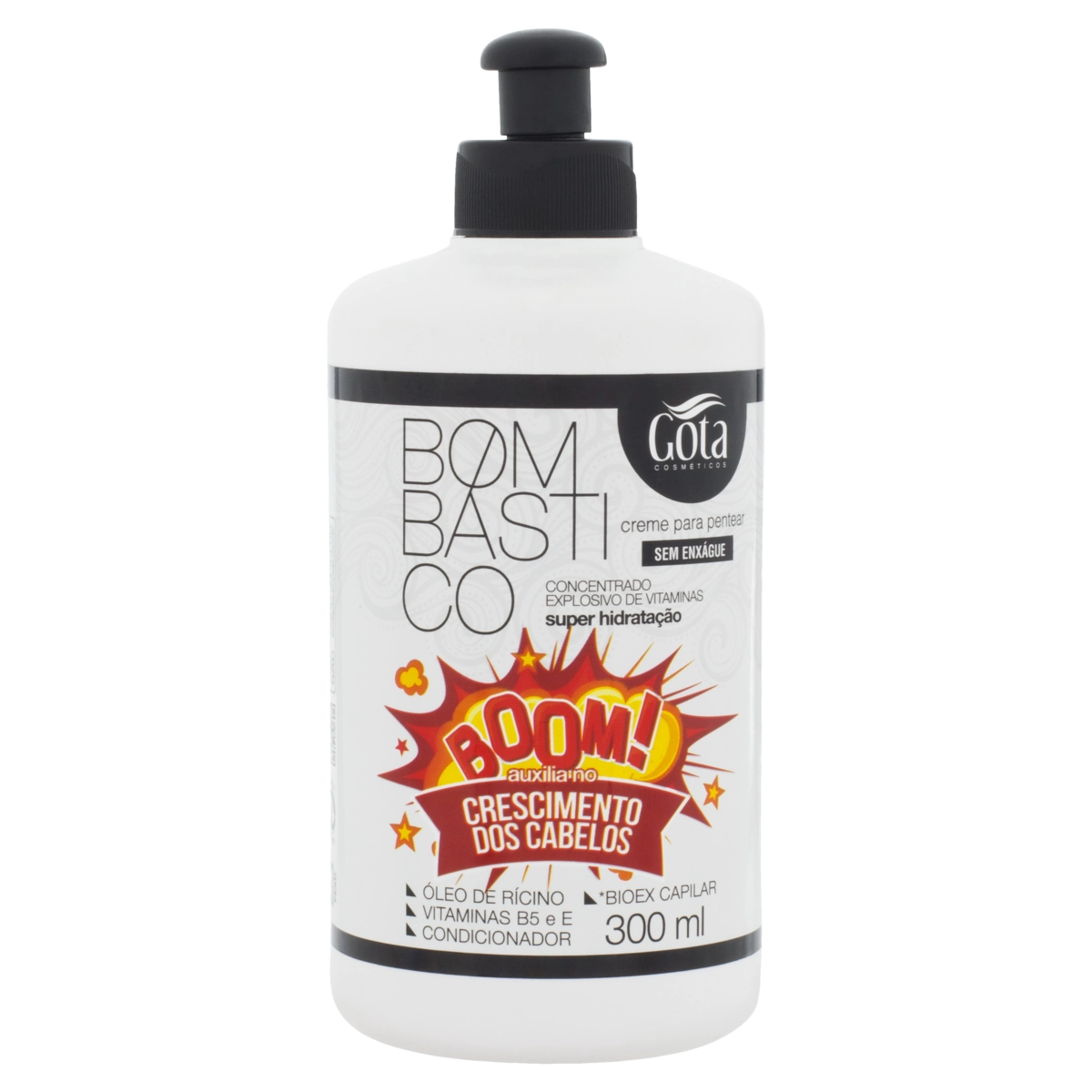 Creme Para Pentear Gota Cosméticos Bombástico Frasco 300ml
