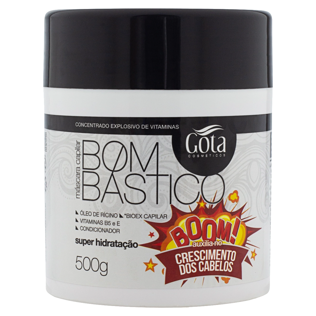 Máscara Gota Cosméticos Bombástico Pote 500g