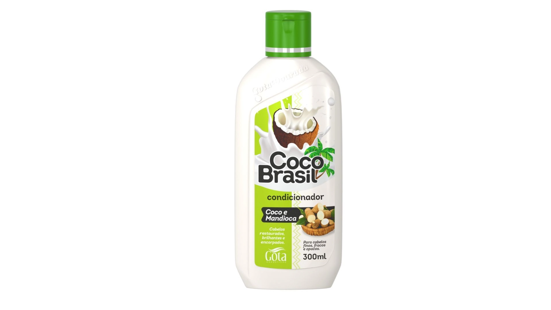 Cond Coco Brasil 300ml Coco E Mandioca