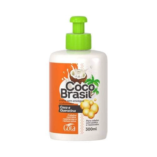 Cr Pentear Coco Brasil Coco Queratina 300ml