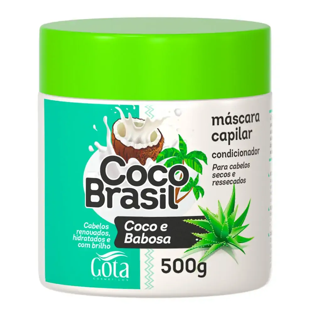 Masc Coco Brasil Coco E Babosa 500g
