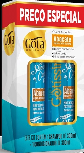 KIT GOTISSIMA SH+CO 300ML ORVALHO JOJOBA