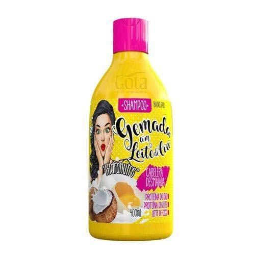 Shampoo Gota Dourada 400ml Gemada C/ Leite De Coco