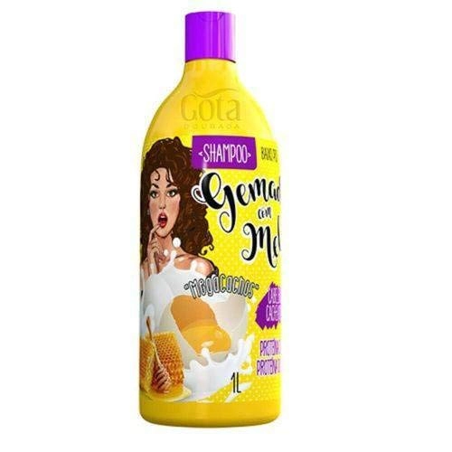Shampoo Gota Dourada 400ml Gemada C/ Mel