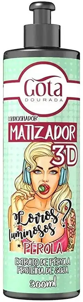 Cond Matizador 120ml 3d Gota Dourada Perolado