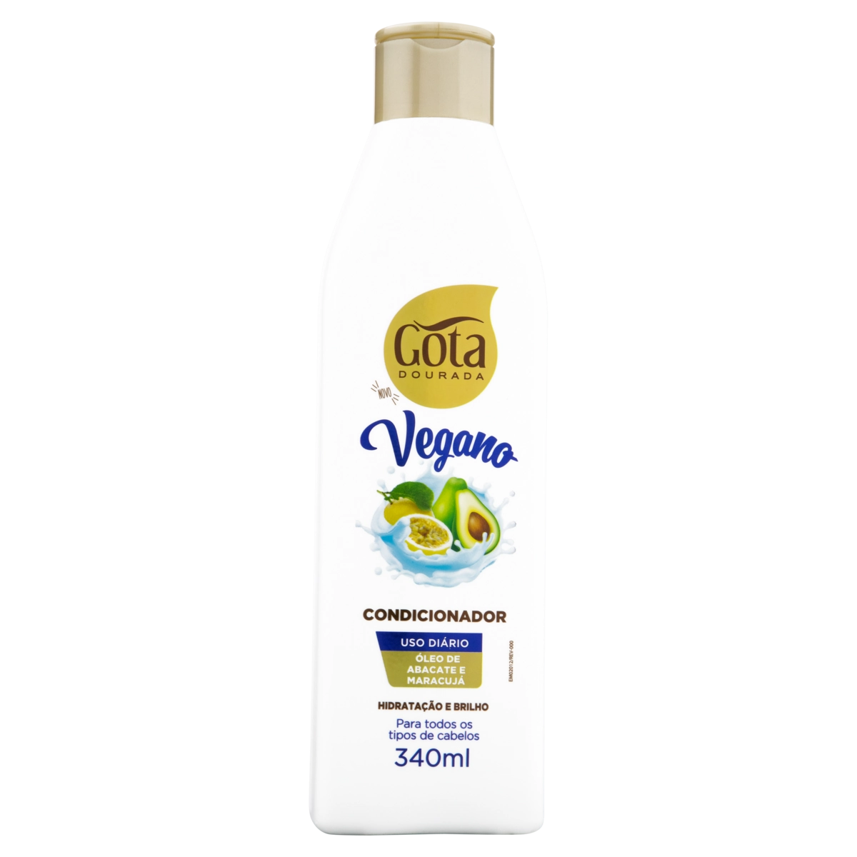 Condicionador Gota Dourada Vegano Frasco 340ml