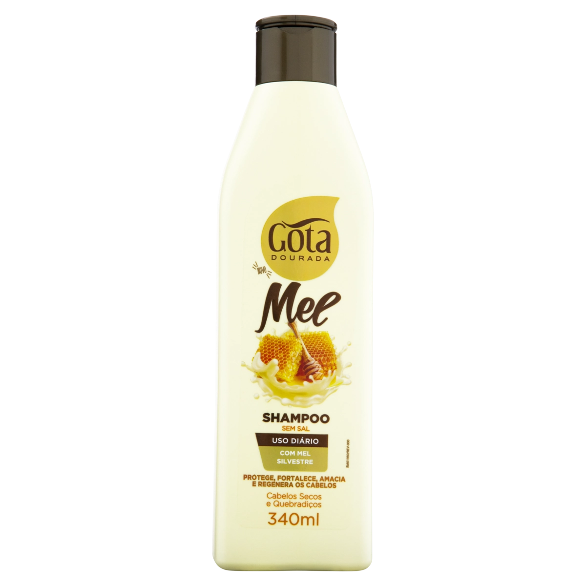 Shampoo Gota Dourada Mel Frasco 340ml