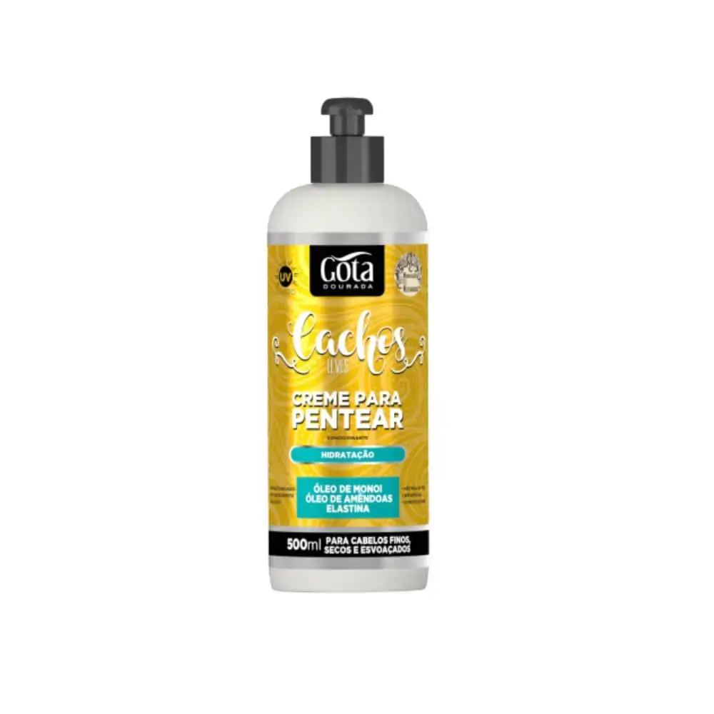Cr Pent Gota Dourada Cachos Leves 500g