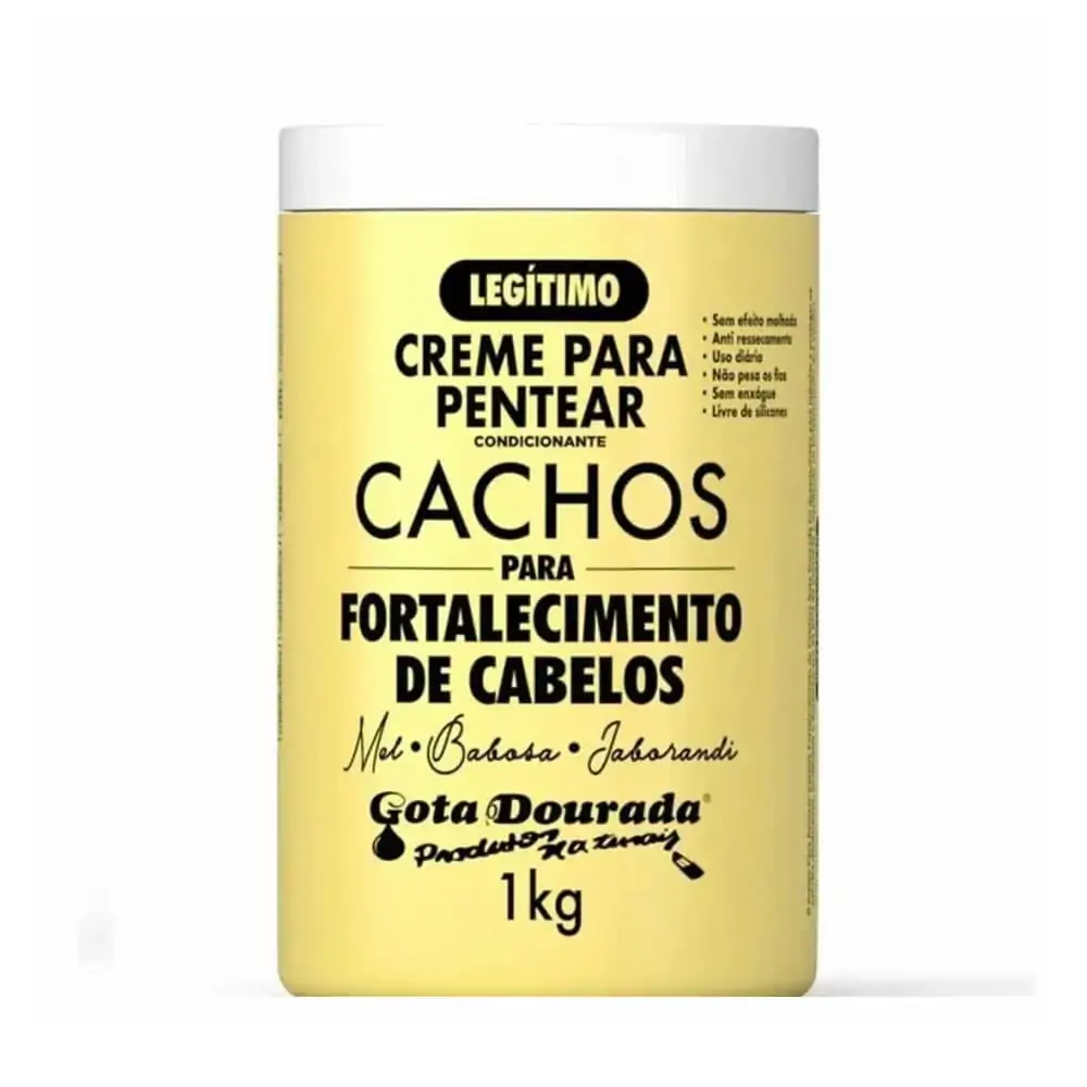Creme De Pentear Fort 1kg Gouta Dourada