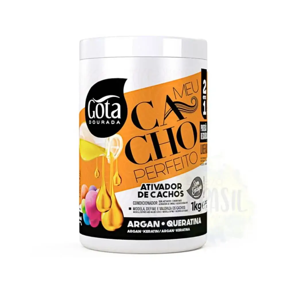 Creme Pent.gota Dourada Cach.arg.quer. 1kg