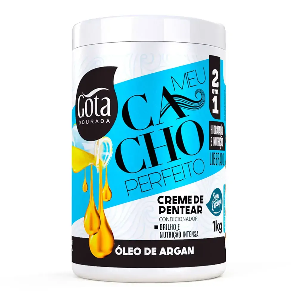 Cr Pent Gota Dourada Oleo De Argan 1k