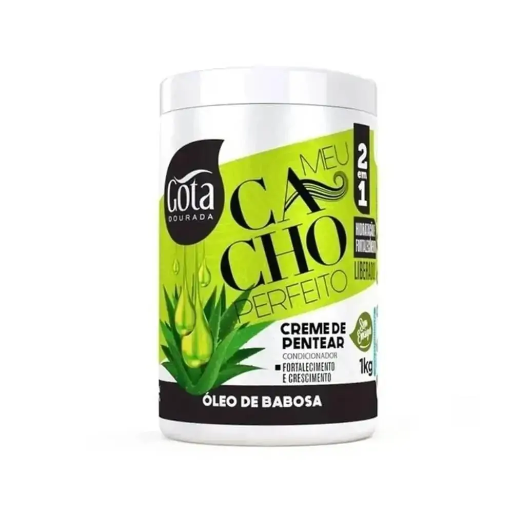 Creme De Pentear Cachos Oleo De Babosa