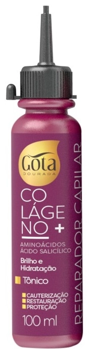 Tonico Capilar Gota Dourada Colageno Aminoacidos 100ml