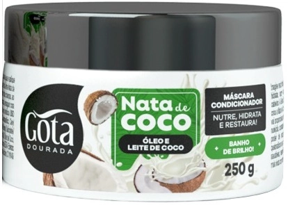 Masc Capilar Gota Dourada Nata De Coco 250g