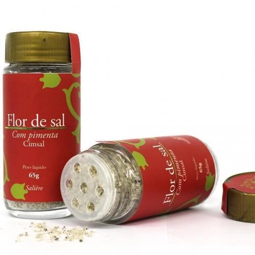 Flor De Sal Com Pimenta 65g Cimsal