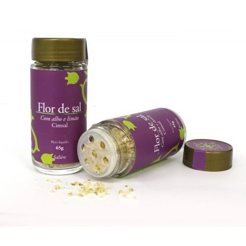 Flor De Sal Com Alho E Limão 65g Cimsal