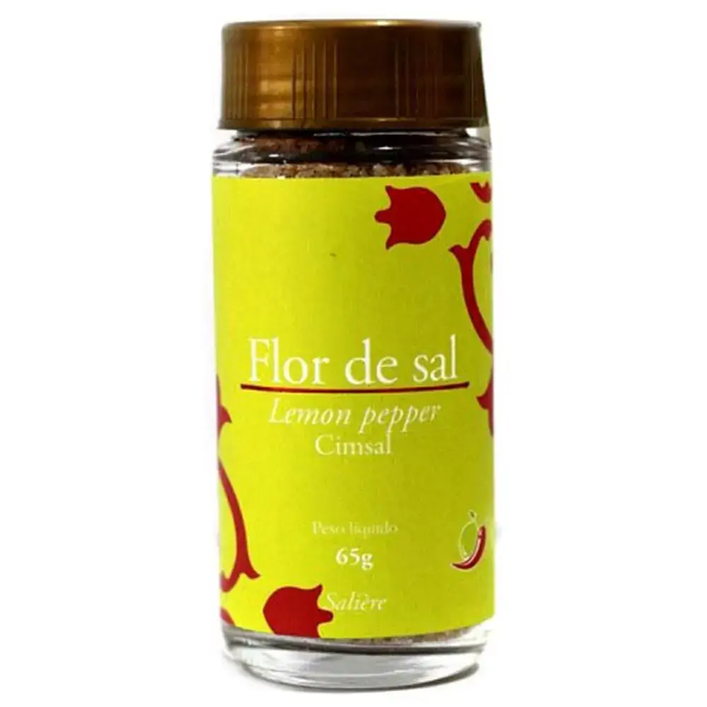 Flor De Sal Cimsal Saliere Lemon Pepper Mista65g Flor De Sal
