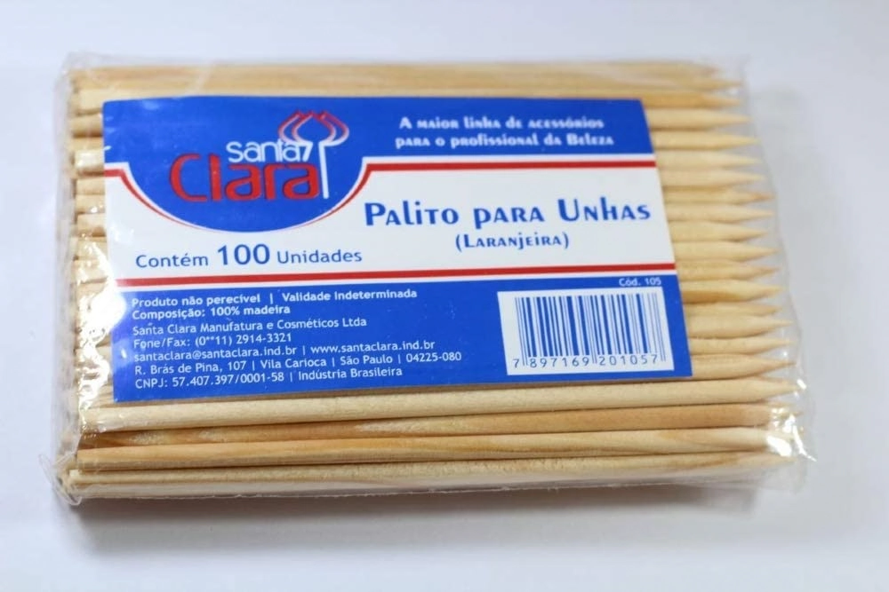 Palito Marfim Santa Clara 1 Pta C/100