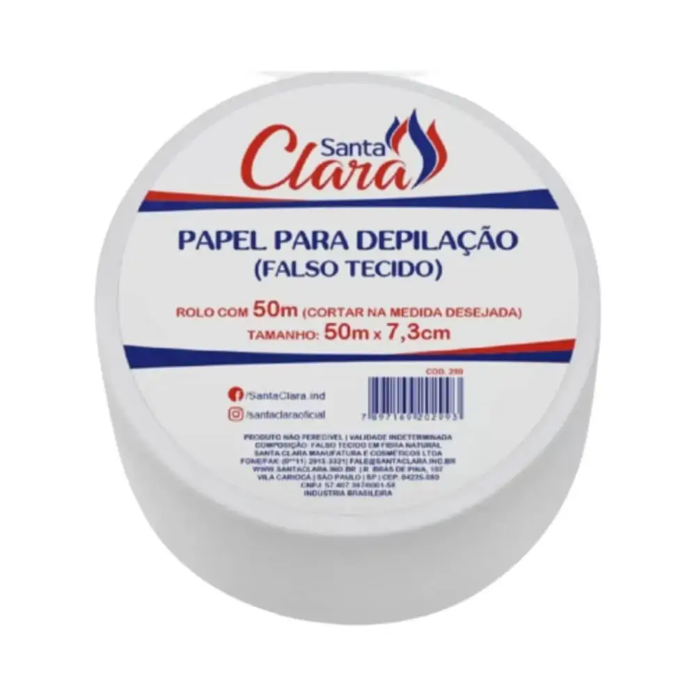 Papel Para Depilação Falso Tecido Santa Clara