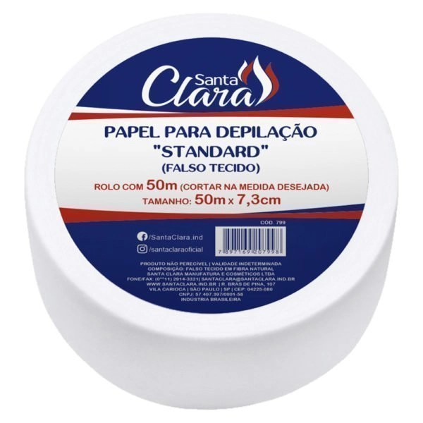 Santa Clara Papel P/dep 50m Branco R.799
